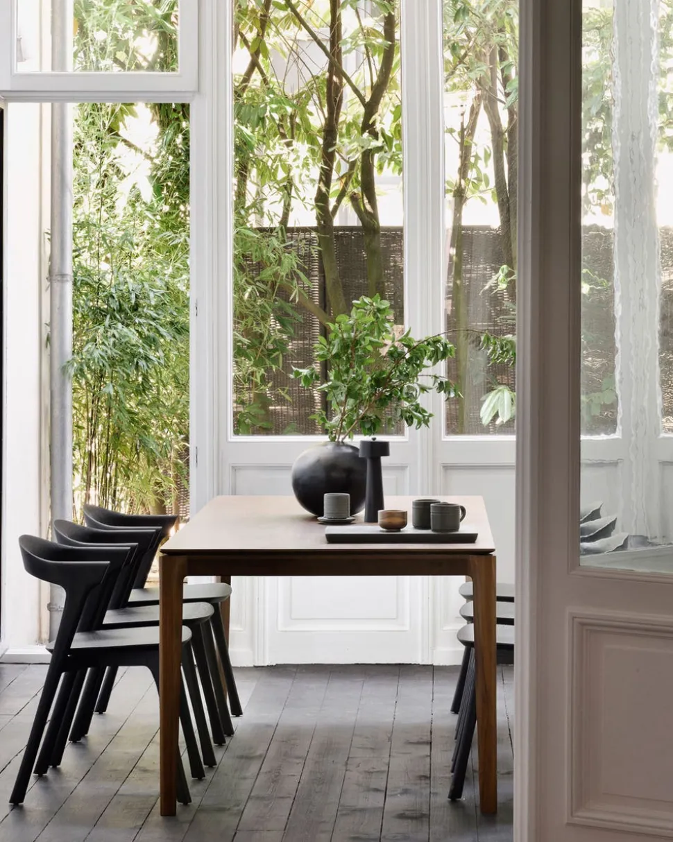 Bok Matbord Brunlackad Teak | 160x80