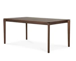 Bok Matbord Brunlackad Teak | 160x80