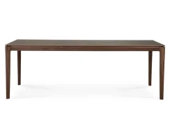 Bok Matbord Brunlackad Teak | 220x95