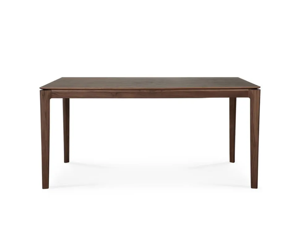 Bok Matbord Brunlackad Teak | 160x80