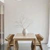 Bok Matbord | Lackad Ek | 140-220x90