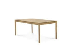 Bok Matbord | Lackad Ek | 140-220x90