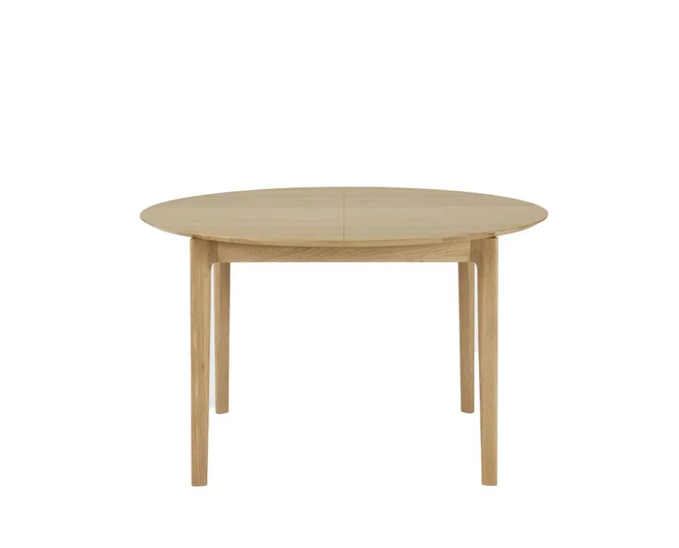 Bok Matbord Runt | Ek | 129-179x129 cm