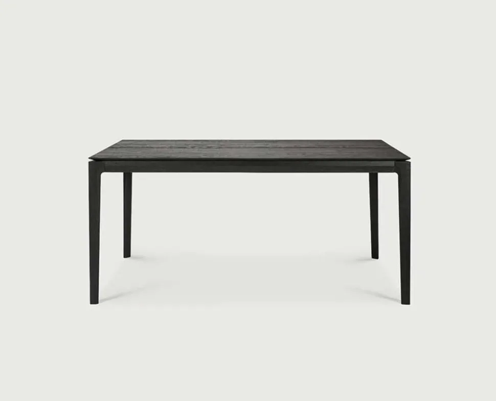 Bok Matbord | Svart Ek | 160-240x90