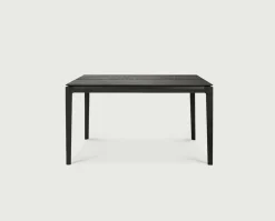 Bok Matbord | Svart Ek | 140-220x90