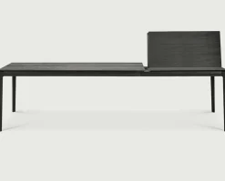 Bok Matbord | Svart Ek | 180-280x100