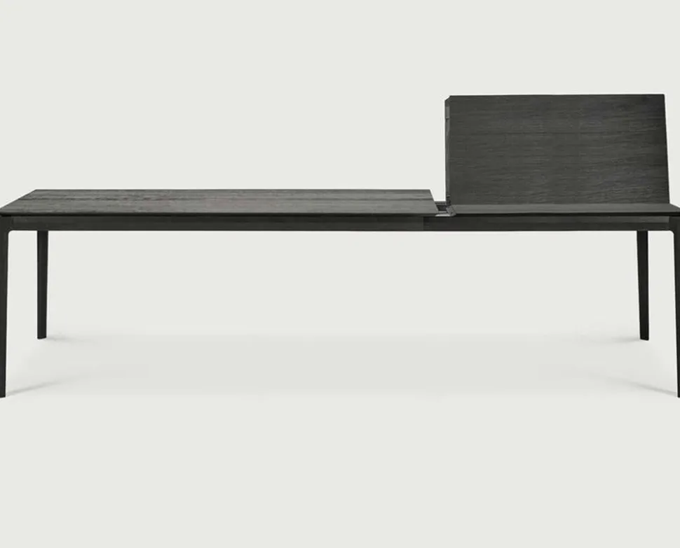 Bok Matbord | Svart Ek | 180-280x100