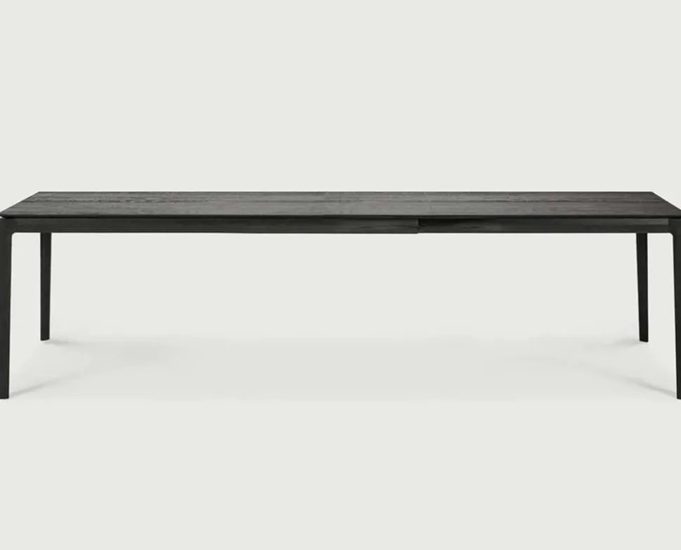 Bok Matbord | Svart Ek | 180-280x100