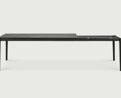 Bok Matbord | Svart Ek | 180-280x100