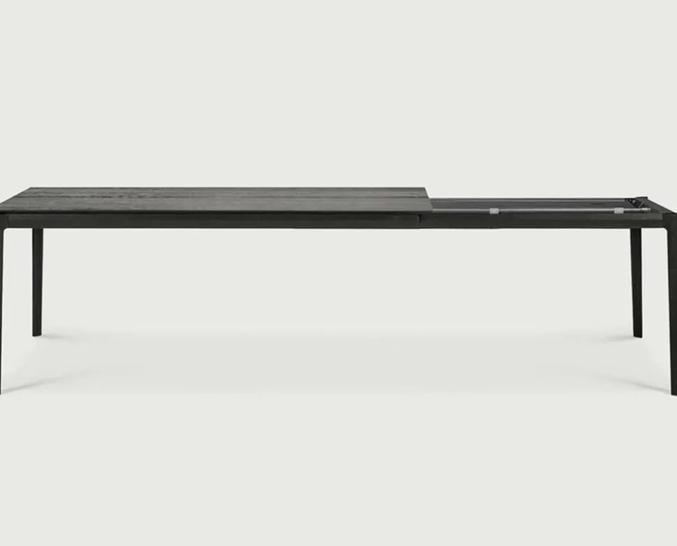 Bok Matbord | Svart Ek | 180-280x100