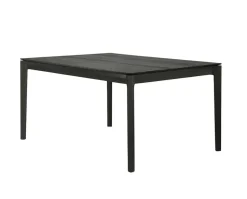 Bok Matbord Svartlackad Ek | 140x80 cm