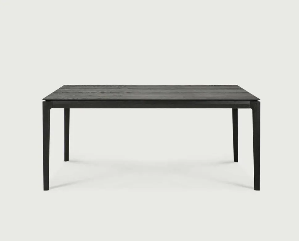 Bok Matbord Svartlackad Ek | 160x80 cm