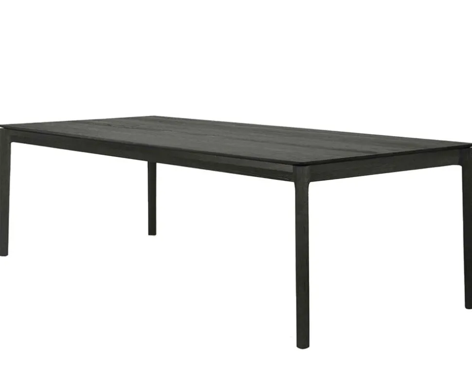 Bok Matbord Svartlackad Ek | 240x100 cm