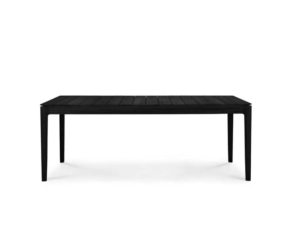Bok Outdoor Matbord 200 | Svartlackad teak