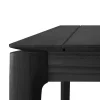 Bok Outdoor Matbord 250 | Svartlackad teak