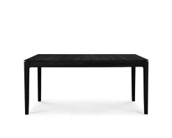 Bok Outdoor Matbord 162 | Svartlackad teak
