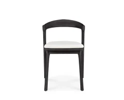 Bok Outdoor Stol | Svartlack, Off White
