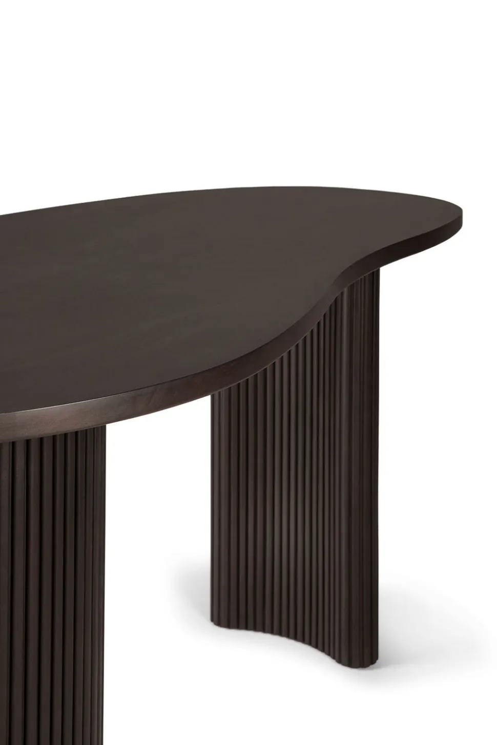 Boomerang Skrivbord | Mörkbrun Mahogny