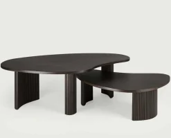 Boomerang Soffbord 126x74 | Brun Mahogny