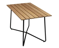 Bord B25A | Oljad Ek, Svart