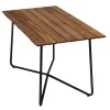 Bord B25A | Teak, Svart