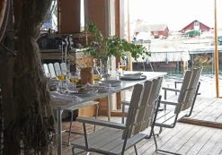 Bord B31 170 + Bord B31 84 + 8 st Fåtölj A2 Matgrupp | Oljad Ek