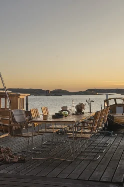 Bord B31 170 + Bord B31 84 + 8 st Fåtölj A2 Matgrupp | Teak