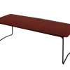 Bord B31 230 | Mörkröd Lackad Ek, Svart