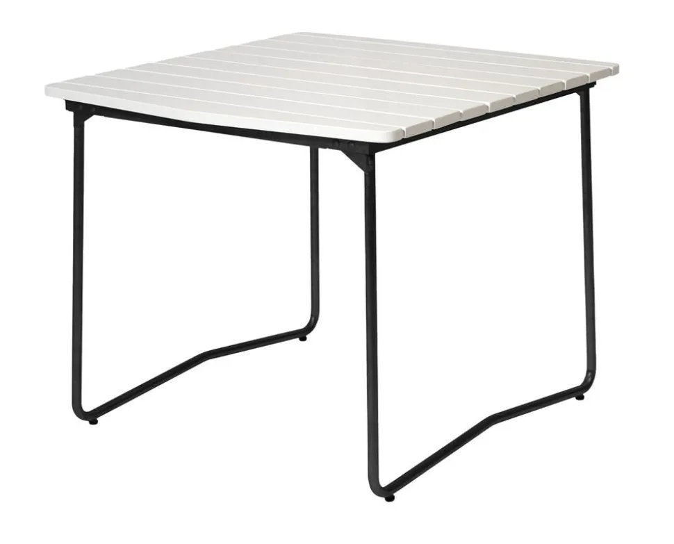 Bord B31 84 | Vitlackad Ek, Svart
