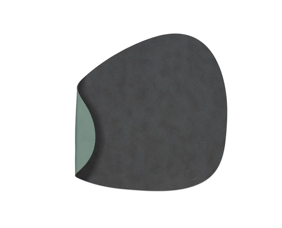 Bordstablett Curve Dubbelsidig | Anthracite/Pastel Green