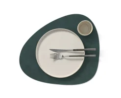 Bordstablett Curve Dubbelsidig | Dark Green/Olive Green