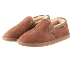 Bosse Fårskinnstofflor Antique Cognac | Storlek 40
