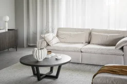 Boxford Soffbord Ø110 | Svart Ek