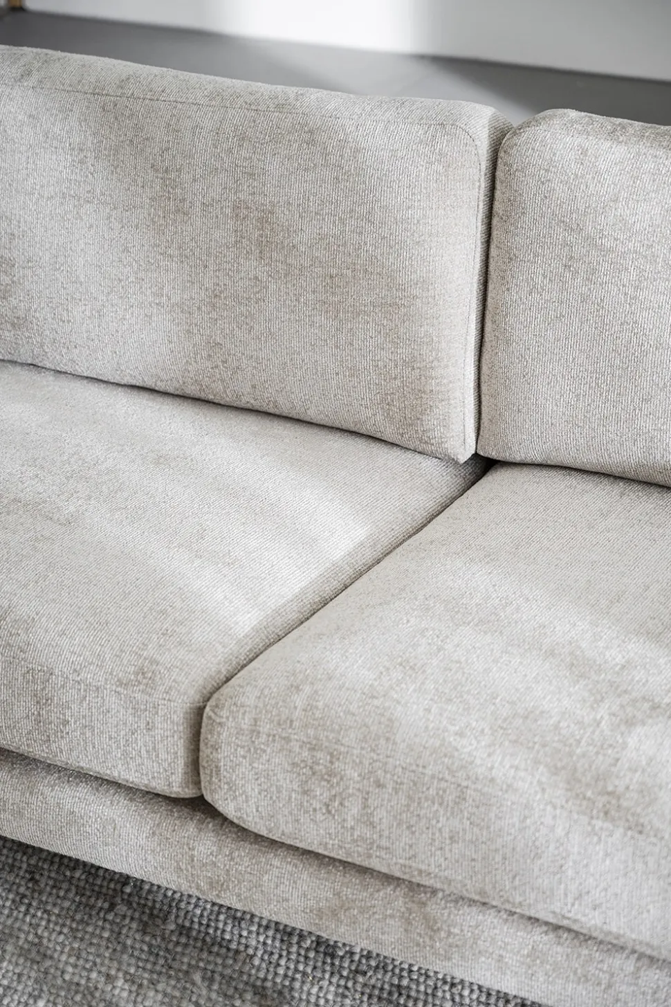 Braden Soffa 3-sits | Ljusbeige, Brun ek