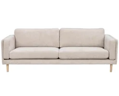 Braden Soffa 3-sits | Ljusbeige, Vitpigmenterad ek
