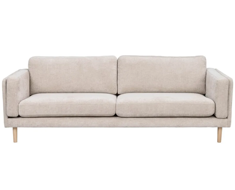 Braden Soffa 3-sits | Ljusbeige, Vitpigmenterad ek