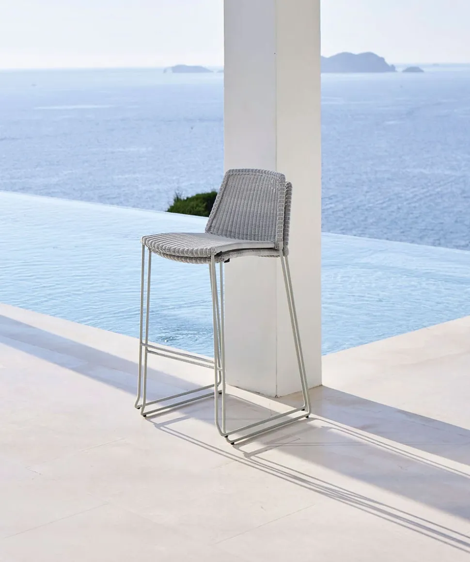 Breeze barstol | White/ Grey