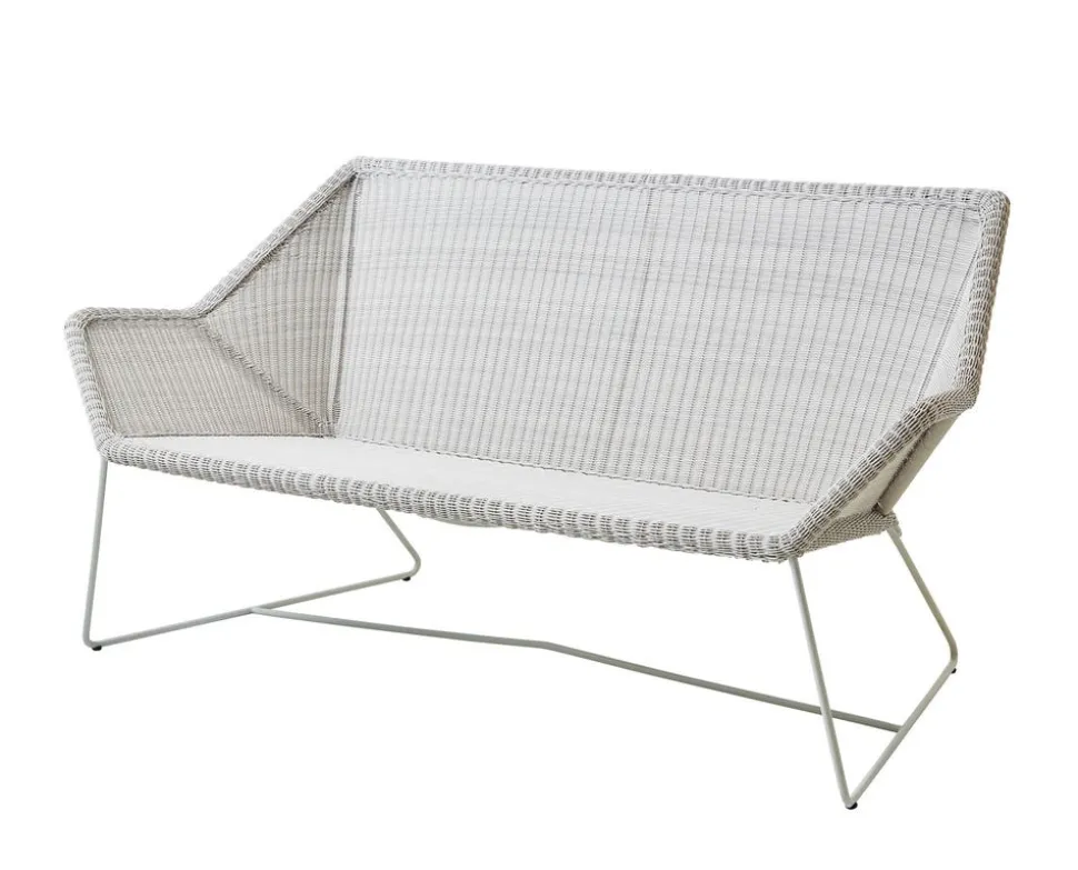 Breeze 2-sits Soffa | White/Grey