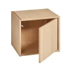 Bricks Modul Cube Dörr Höger | Vitpigmenterad Ek