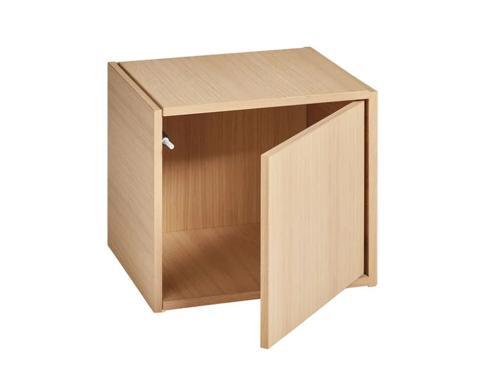 Bricks Modul Cube Dörr Höger | Vitpigmenterad Ek
