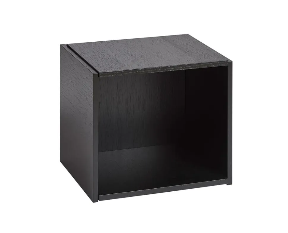 Bricks Modul Cube Öppen | Svartmålad Ek