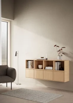 Bricks Modul Cube Öppen | Vitpigmenterad Ek