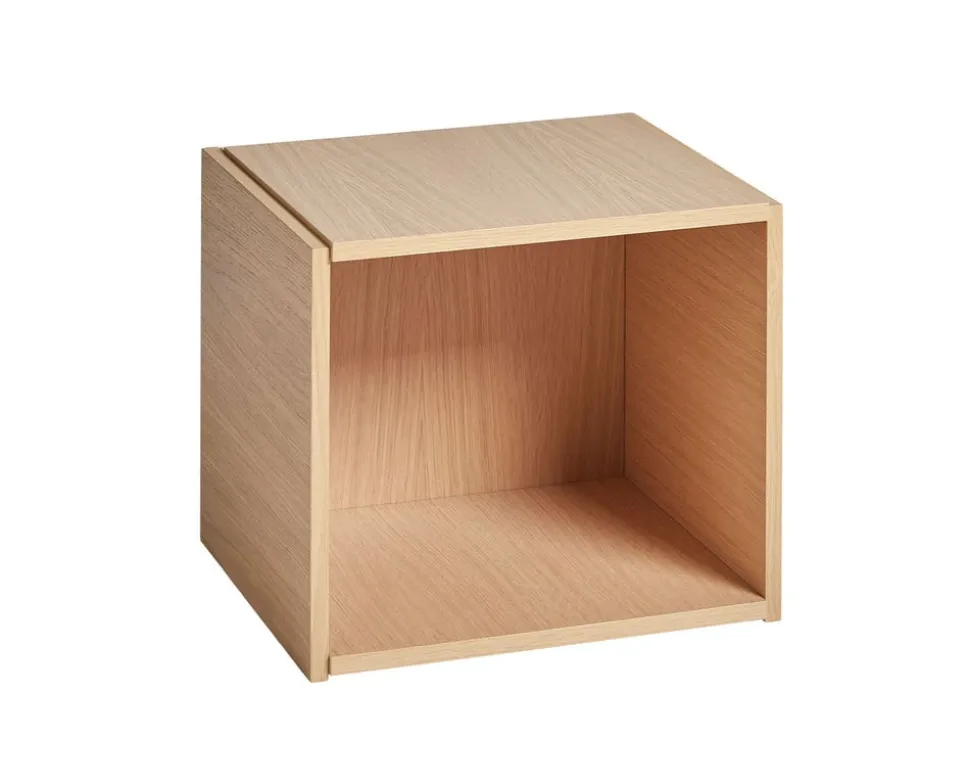 Bricks Modul Cube Öppen | Vitpigmenterad Ek