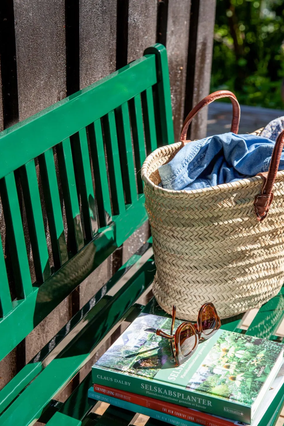 Brighton Bänk 108 | Grönmålad Mahogny