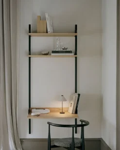 Brolly Portabel Bordslampa | Beige Canvas