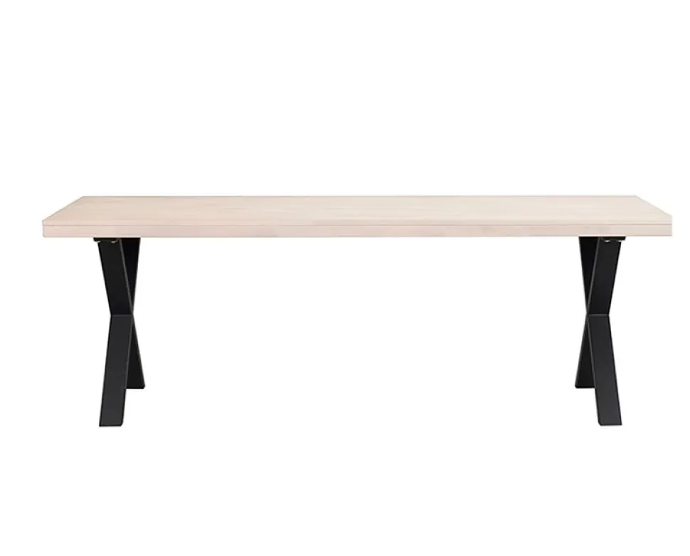 Brooklyn Matbord 220 Vitpig | X-stativ