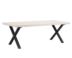 Brooklyn Matbord 220 Vitpig | X-stativ