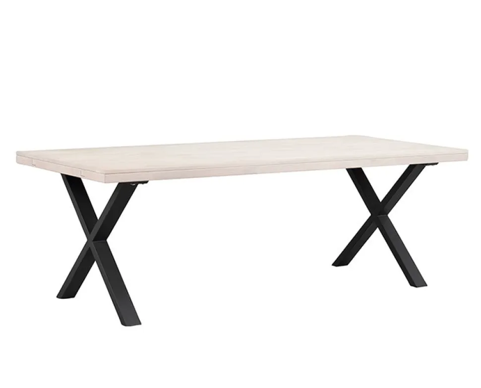 Brooklyn Matbord 220 Vitpig | X-stativ