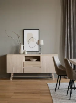 Brooklyn Sideboard 160 | Vitpigmenterad ek