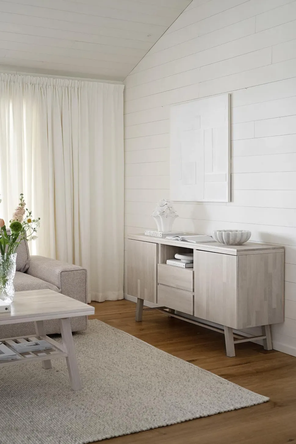 Brooklyn Sideboard 160 | Vitpigmenterad ek